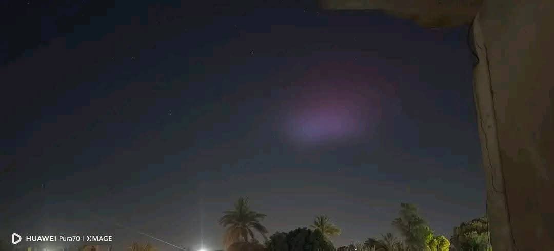 ظاهرة غريبة في سماء مصر