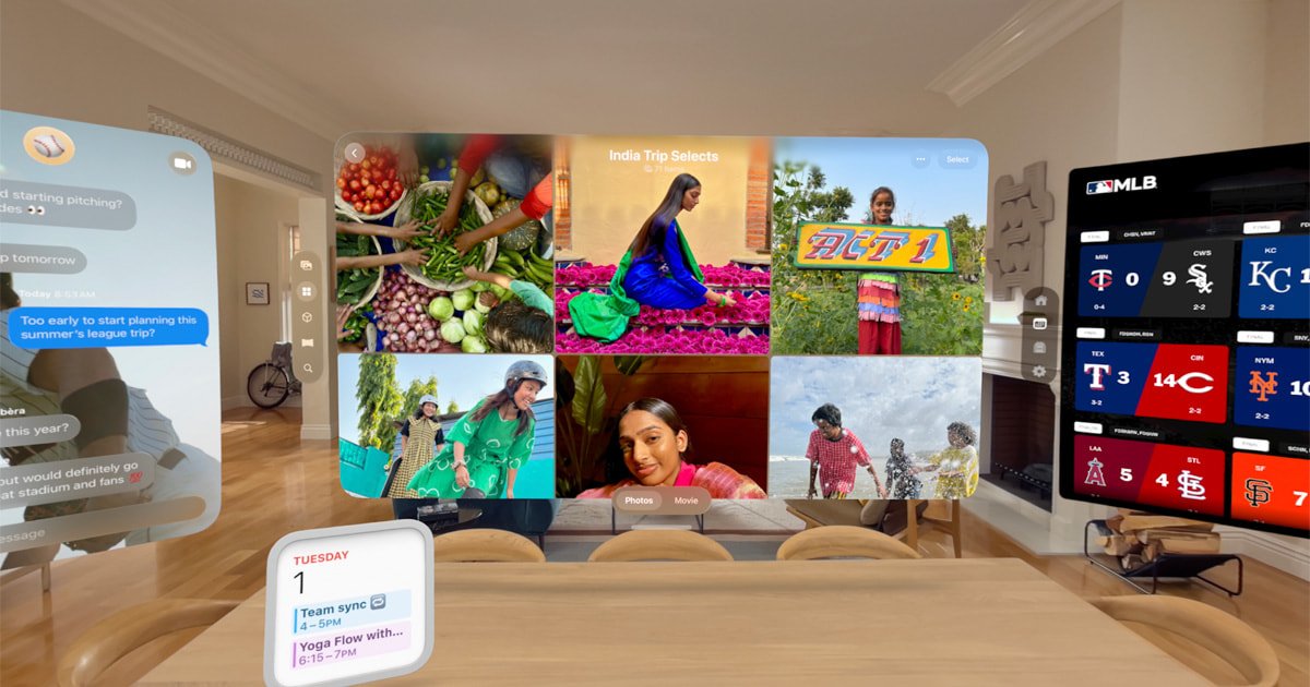 آبل تكشف عن vision OS 26