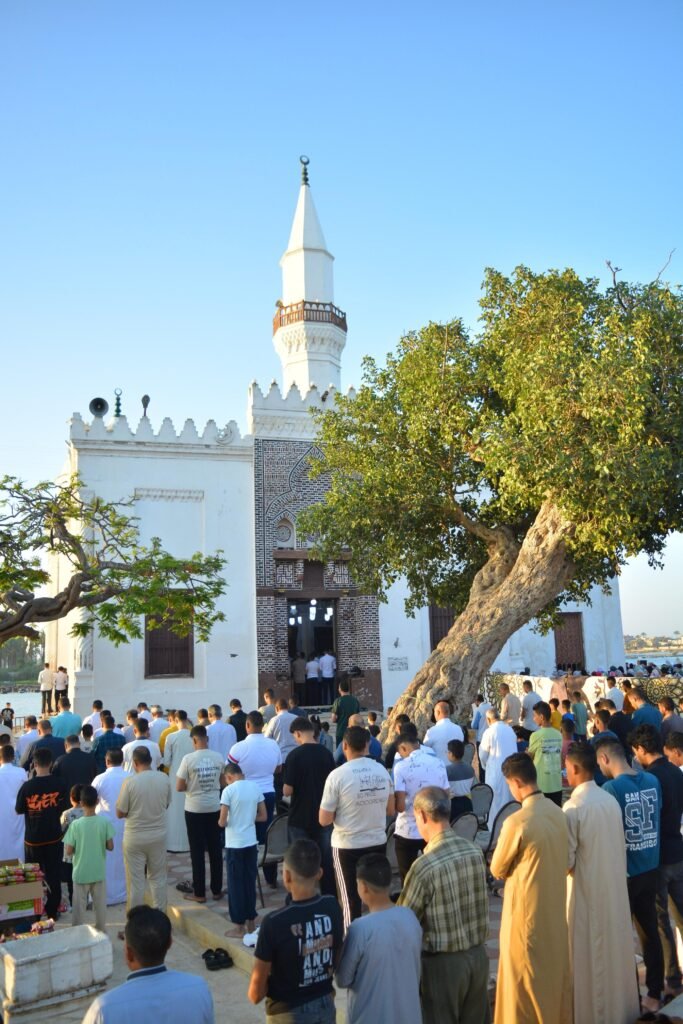 صلاة عيد الأضحى- مدينة رشيد- مسجد أبو المندور- عدسة زياد ياسر