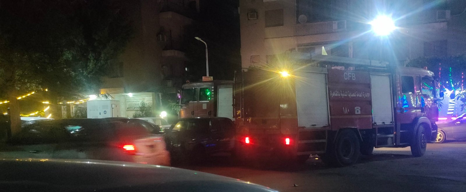حريق مفاجئ داخل شقة سكنية